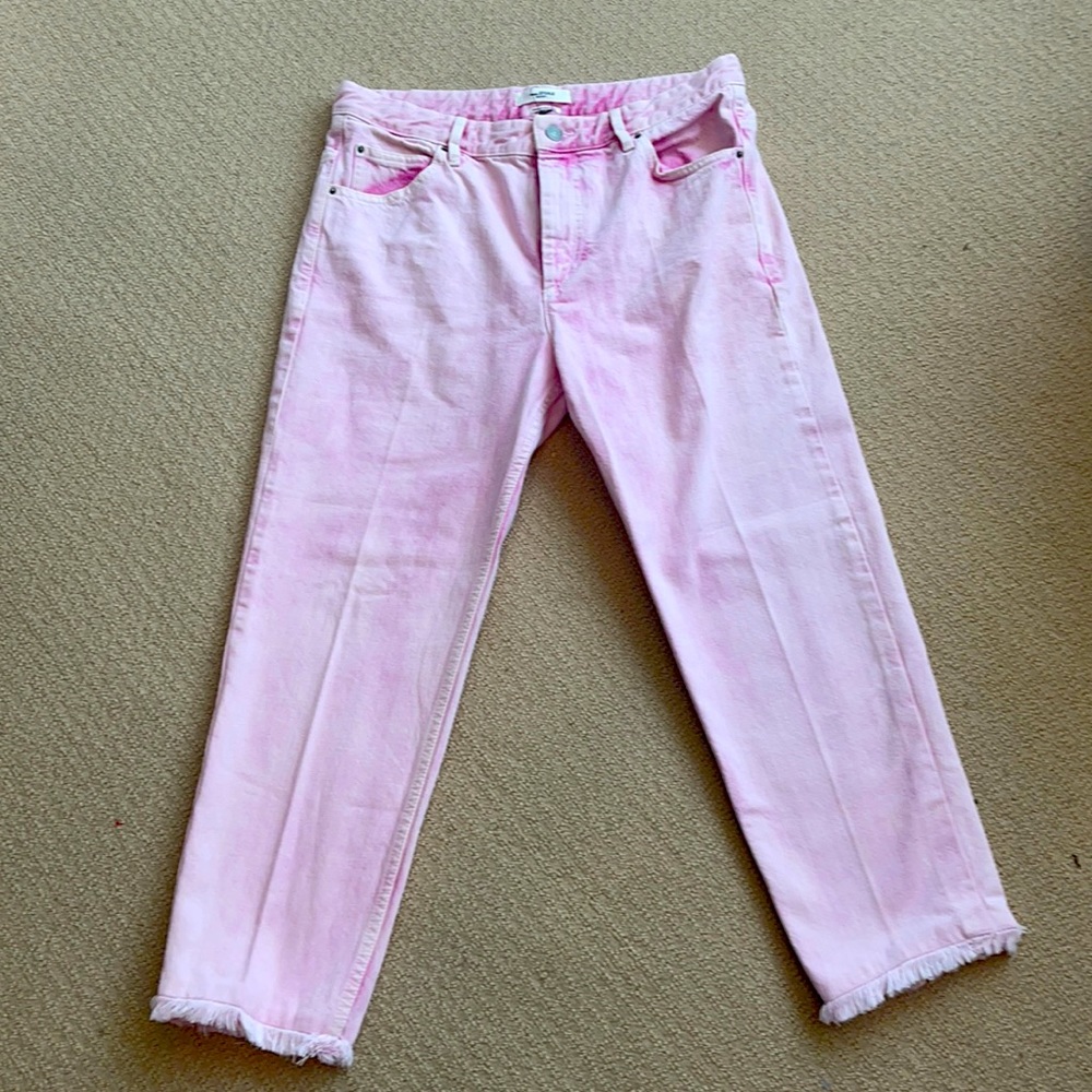 Isabel Marant Etoile Tie Dye Jeans in Pink Size 42